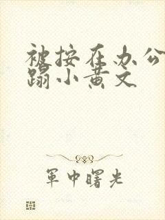 被按在办公室糟蹋小黄文