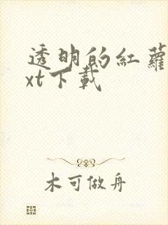 透明的红萝卜txt下载