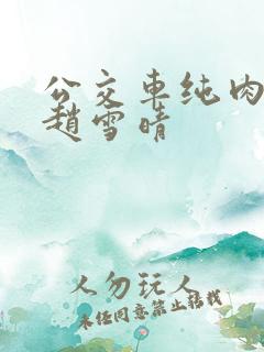 公交车纯肉超H赵雪晴