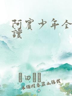 阿宾少年全文阅读