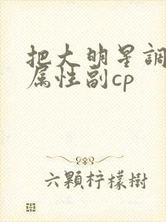 把大明星调成专属性副cp