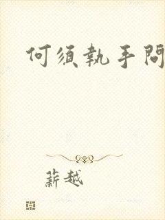 何须执手问年华