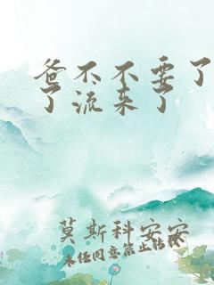 爸不不要了太满了流来了