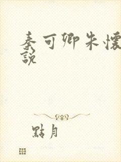 秦可卿朱怀镜小说