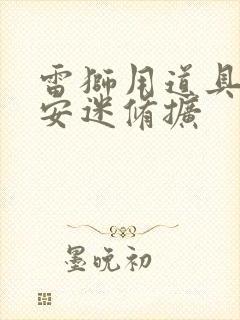 雷狮用道具玩哭安迷修扩