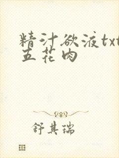 精汁欲液txt五花肉