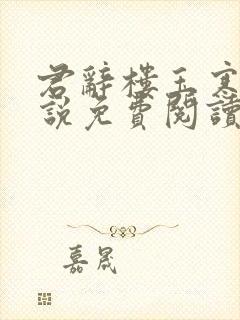 君辞楼玉寒的小说免费阅读