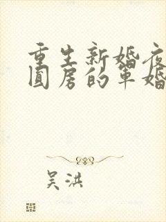 重生新婚夜正在圆房的军婚小说