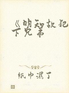 《明知故犯》年下兄弟