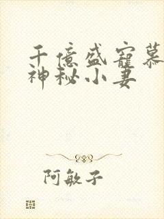 千亿盛宠慕少的神秘小妻