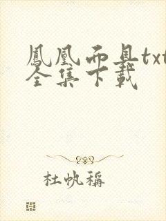 凤凰面具txt全集下载