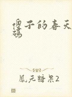 傻子的春天无乱码