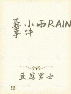 聂小雨RAIN事件