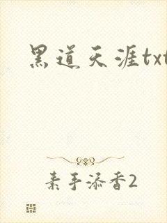 黑道天涯txt