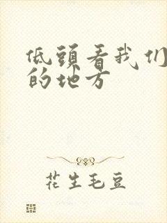 低头看我们结合的地方