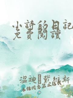 小诗的日记全文免费阅读