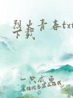 烈火青春txt下载