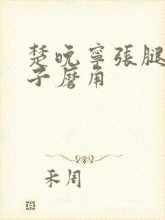 楚晚宁张腿放棋子磨角