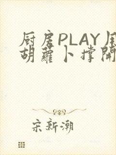 厨房PLAY用胡萝卜撑开男男