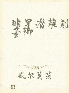 明星潜规则之皇董卿