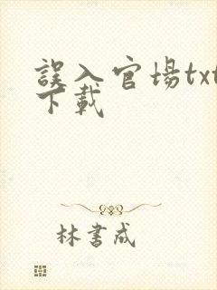 误入官场txt下载