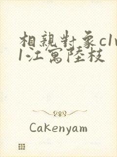 相亲对象c1v1江寓陆枝