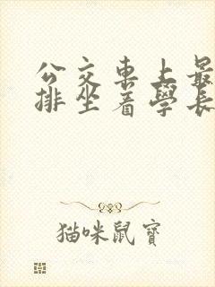 公交车上最后一排坐着学长c