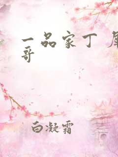 一品家丁 犀利哥