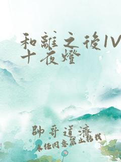 和离之后1V1十夜灯