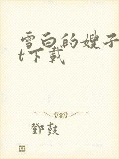 雪白的嫂子txt下载