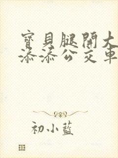 宝贝腿开大点我添添公交车