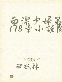 白洁少妇第1一178章小说阅读