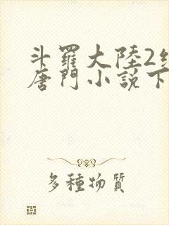 斗罗大陆2绝世唐门小说下载