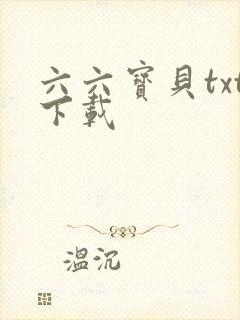 六六宝贝txt下载