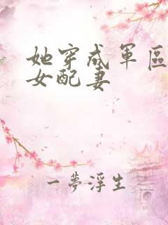 她穿成军区大佬女配妻