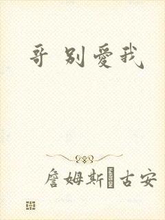 哥 别爱我
