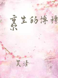 重生的博穆博果尔