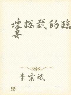 坏总裁的临时娇妻