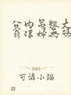 公肉吊粗大双色翁浪妇无码AV