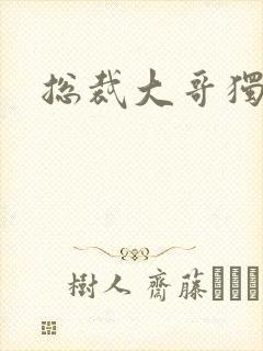 总裁大哥独宠妻