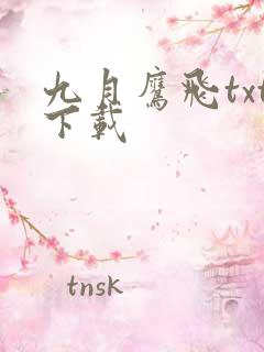 九月鹰飞txt下载