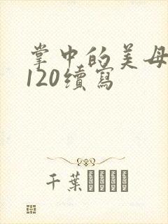 掌中的美母版主120续写