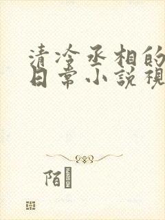清冷丞相的爆炒日常小说视频