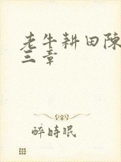 老牛耕田陈雪第三章