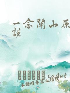 一念关山原著小说