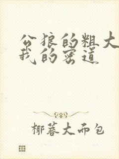 公狼的粗大挺进我的密道