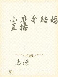 小么哥结婚视频直播