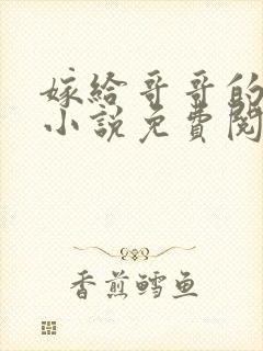 嫁给哥哥的情敌小说免费阅读