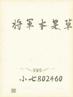 将军本是草头王