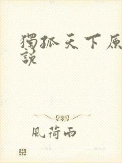 独孤天下原著小说